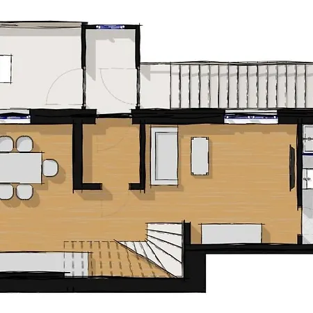 Alpenlandhaus Alte Schule Lägenhet Lermoos