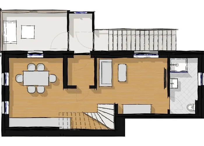 Alpenlandhaus Alte Schule Apartman Lermoos
